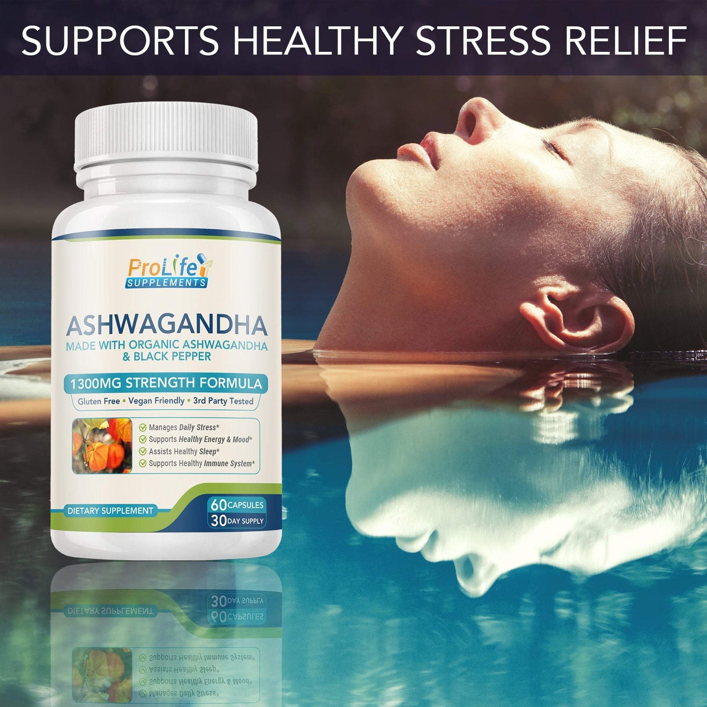 Organic Ashwagandha 1300mg