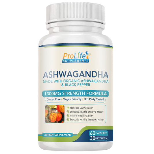 Organic Ashwagandha 1300mg